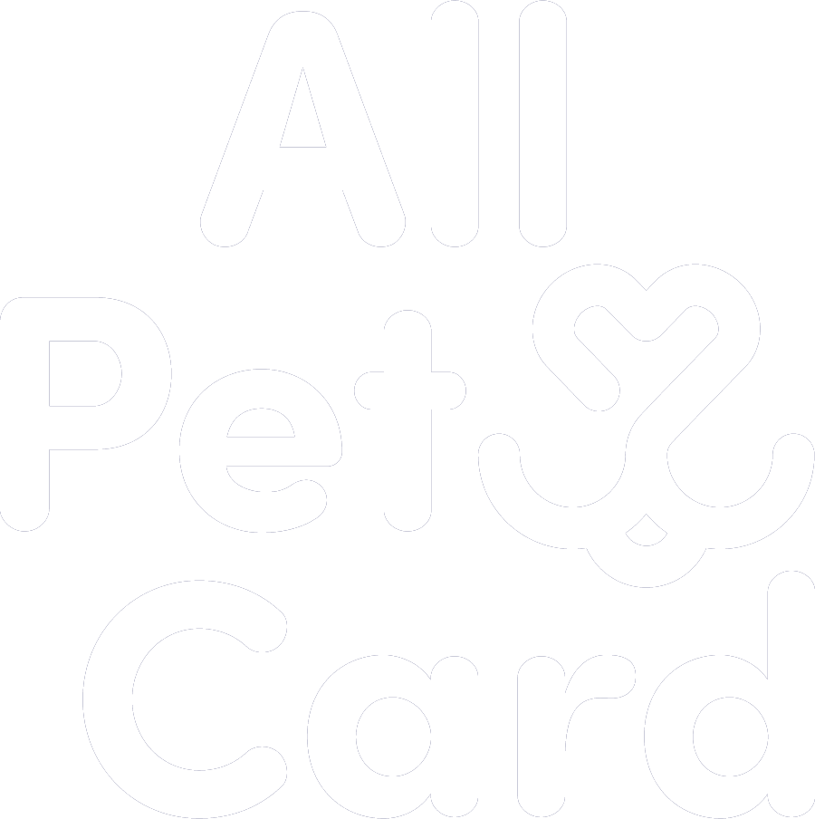 All Pet Card Logo White