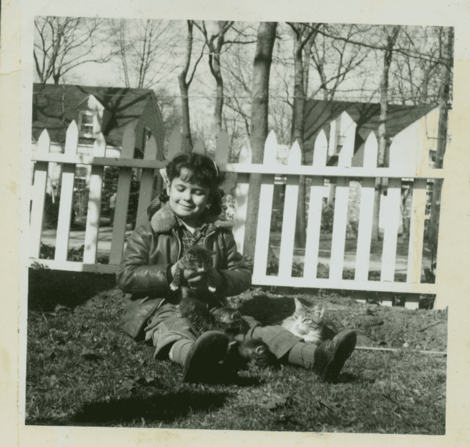 Jess Young At Home with cats